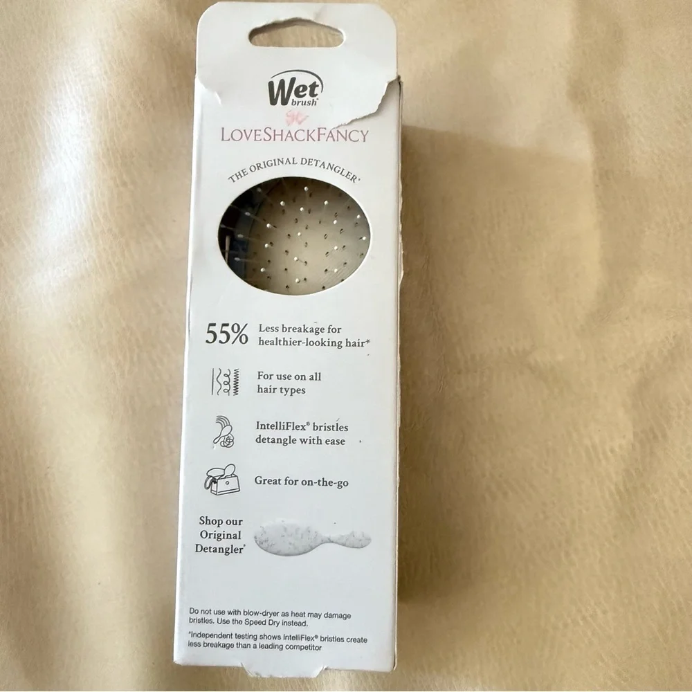 LoveShackFancy X  Wet Brush MINI Detangler Brush Everblooming Rosettes